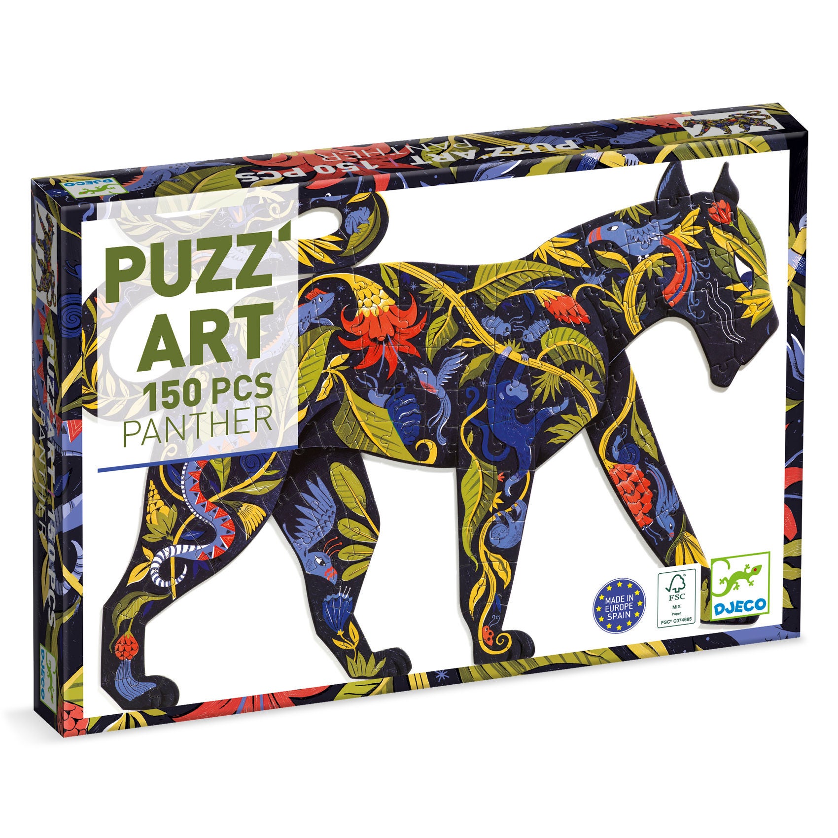 Puzz Art Panther 150 pcs Djeco