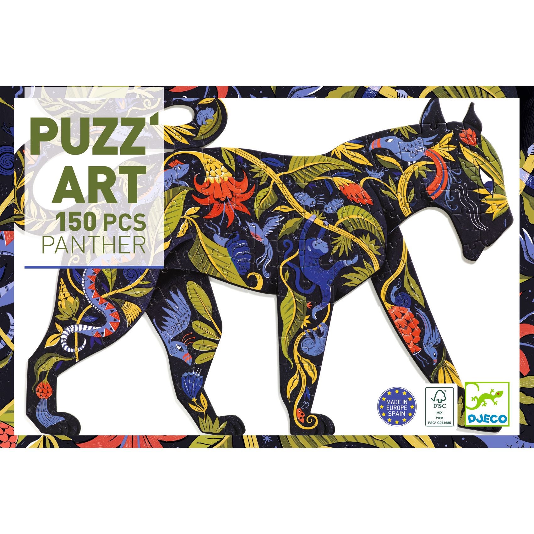 Puzz Art Panther 150 pcs Djeco