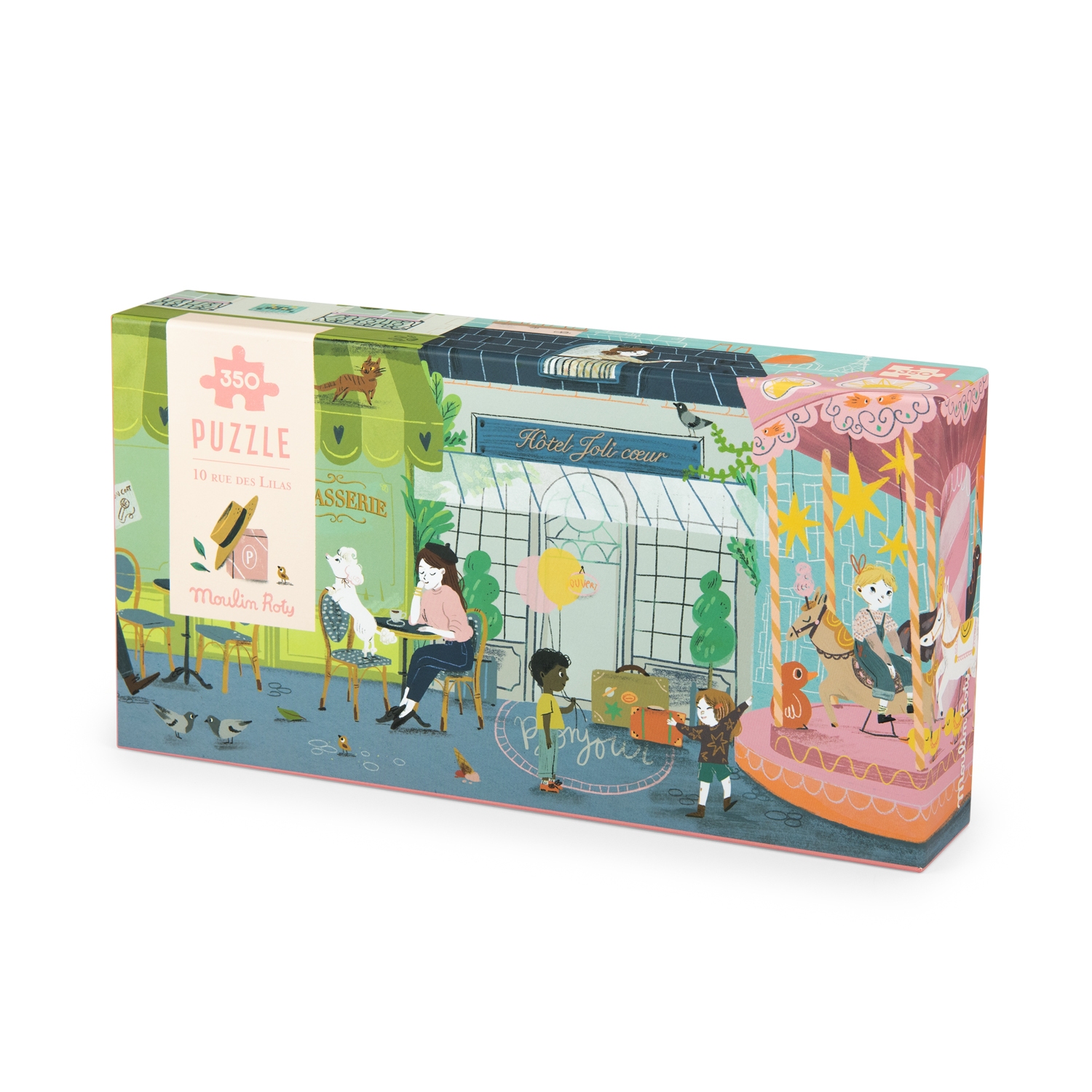 Puzzle 10 rue des lilas 350 pcs Les Parisiennes Moulin Roty