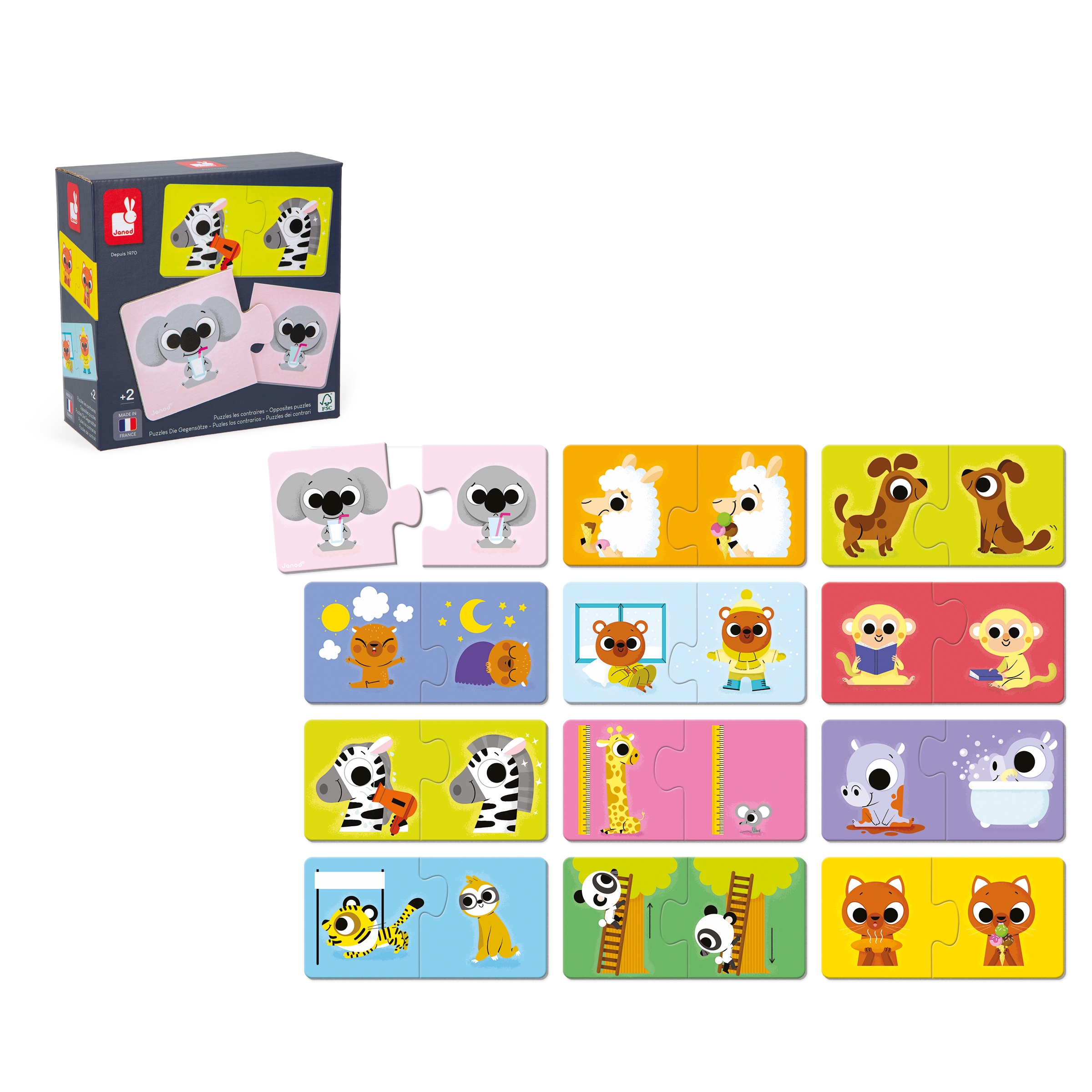 Puzzle Duo les Contraires Janod