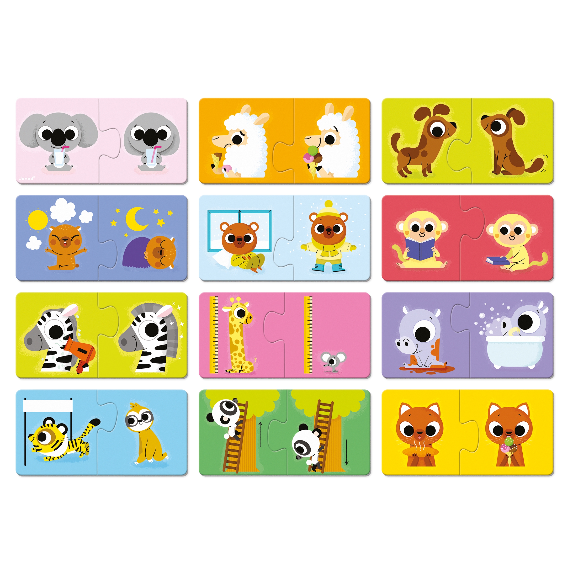 Puzzle Duo les Contraires Janod