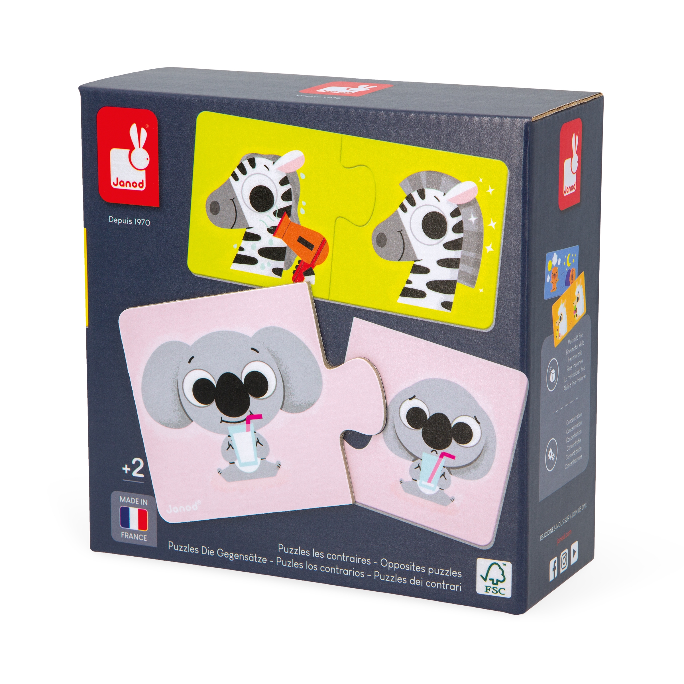 Puzzle Duo les Contraires Janod