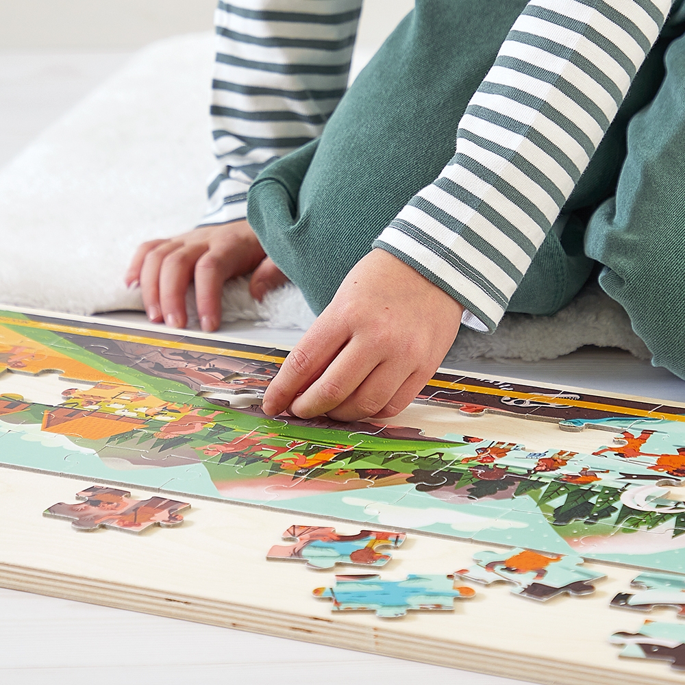 Puzzle Frise prehistoire 100 pcs Janod