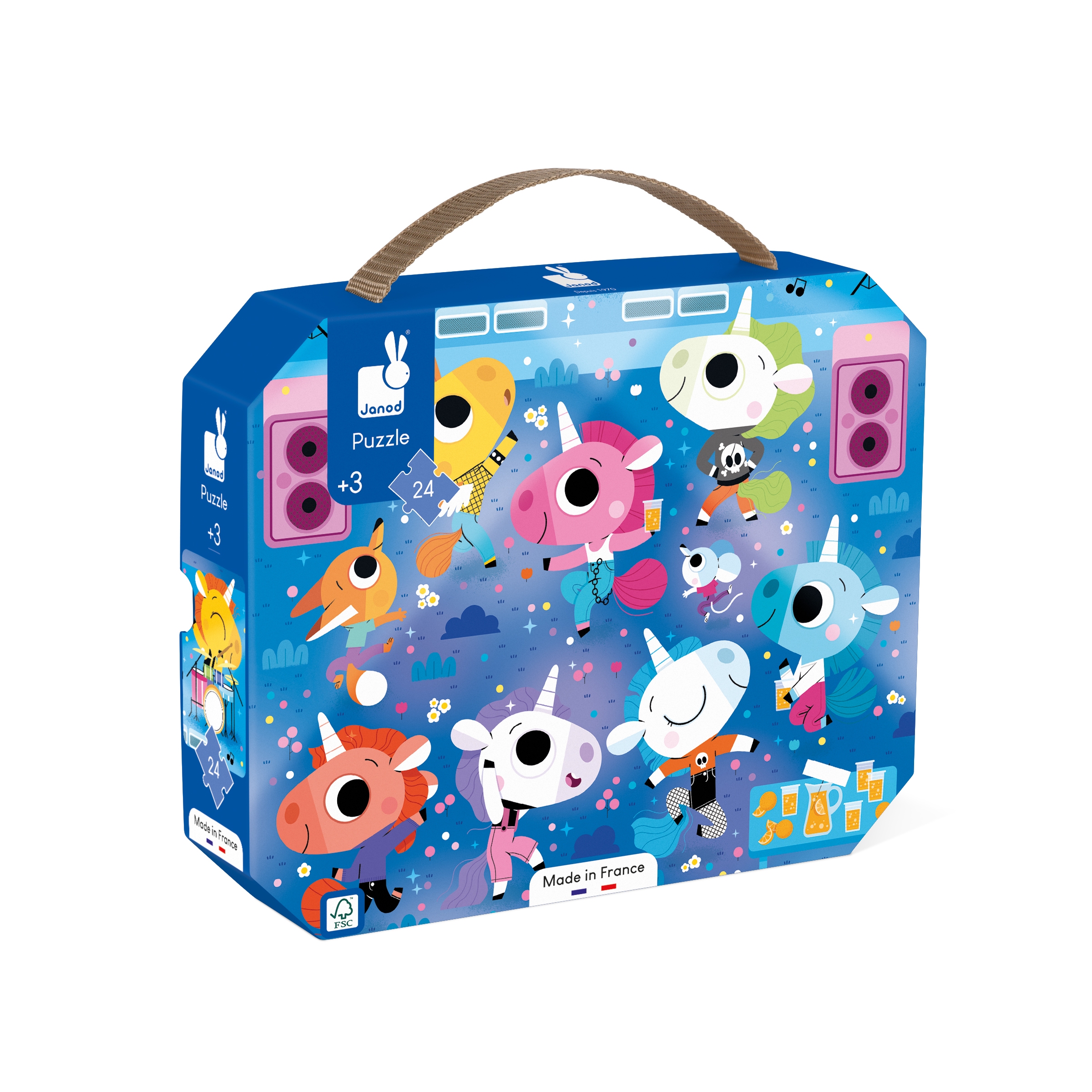 Puzzle Licornes 24 pcs Janod