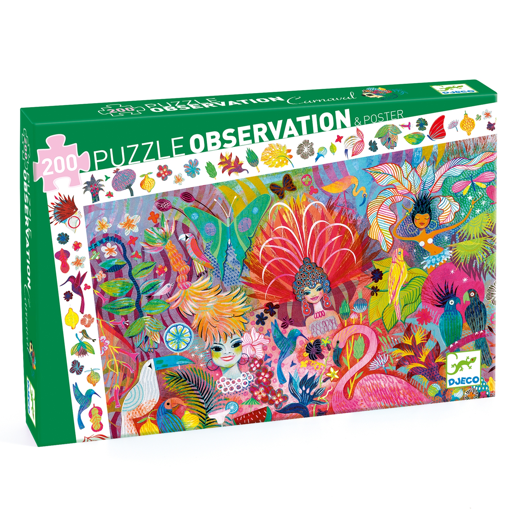 Puzzle d'observation Carnaval de rio 200 pcs Djeco