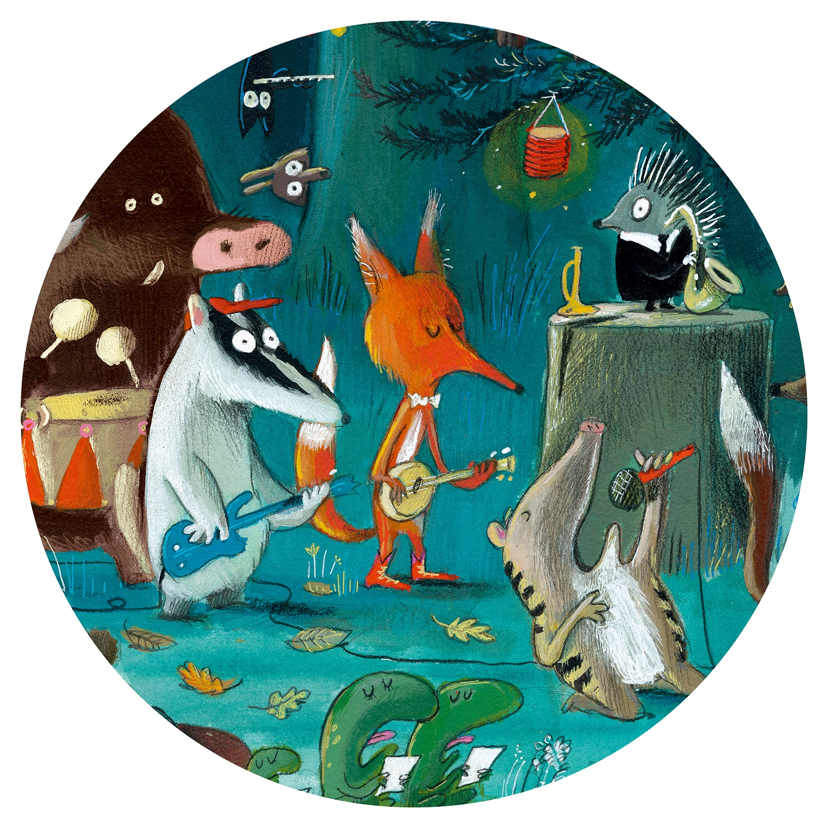 Puzzle d'observation l'Orchestre 35 pcs Djeco