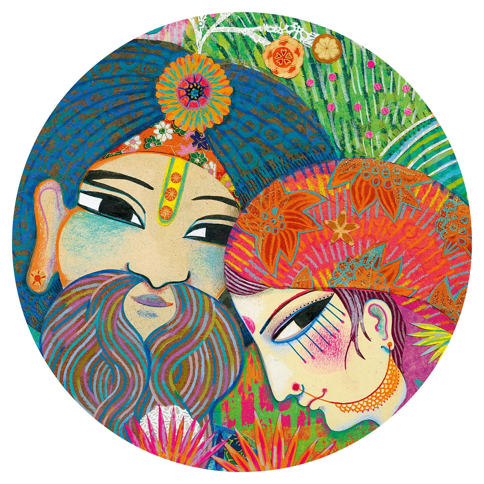 Puzzle gallery Magic india 1000 pcs Djeco