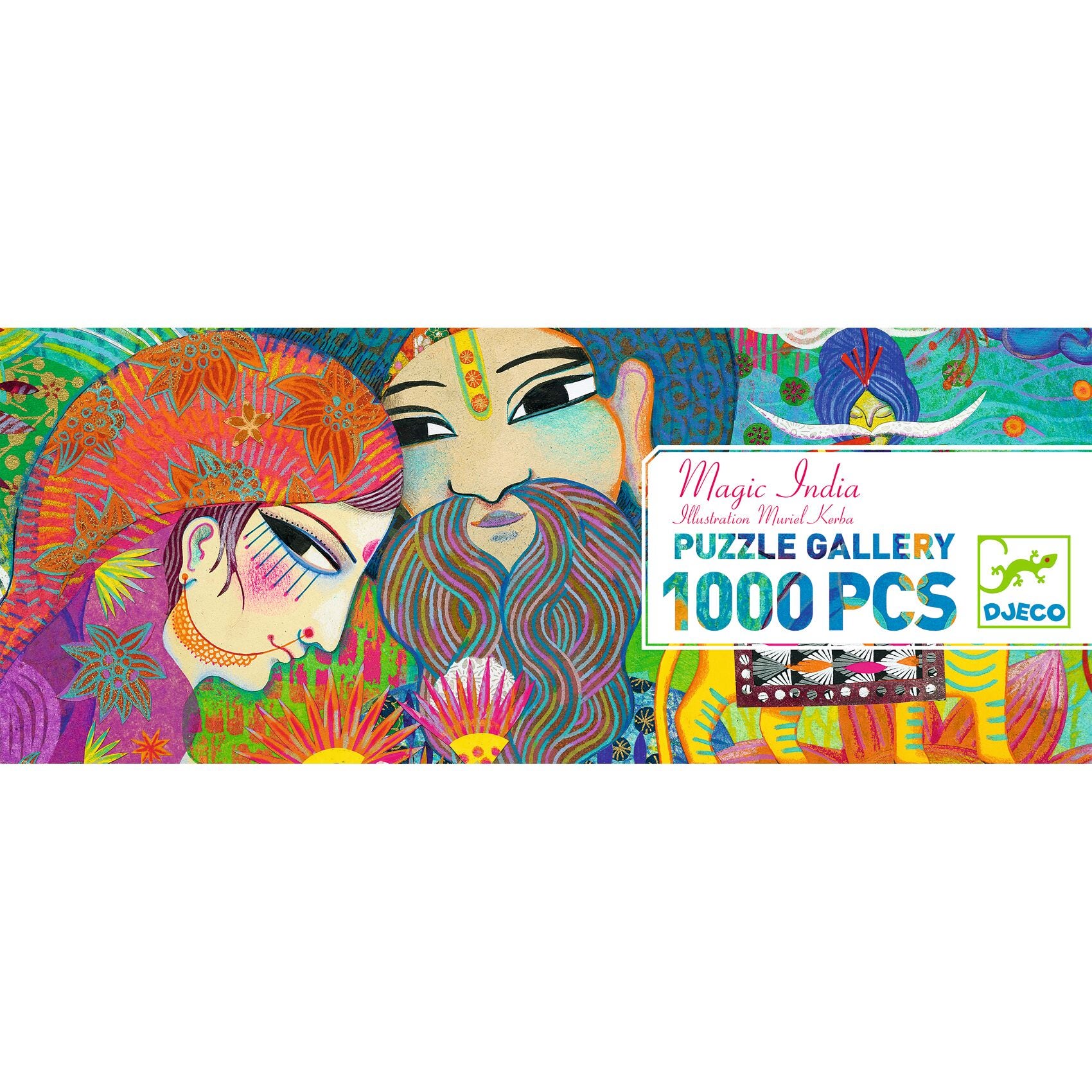Puzzle gallery Magic india 1000 pcs Djeco