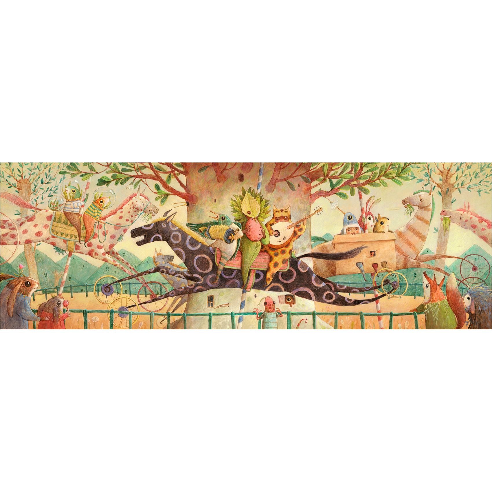 Puzzle gallery Wonderful Ride 100 pcs Djeco