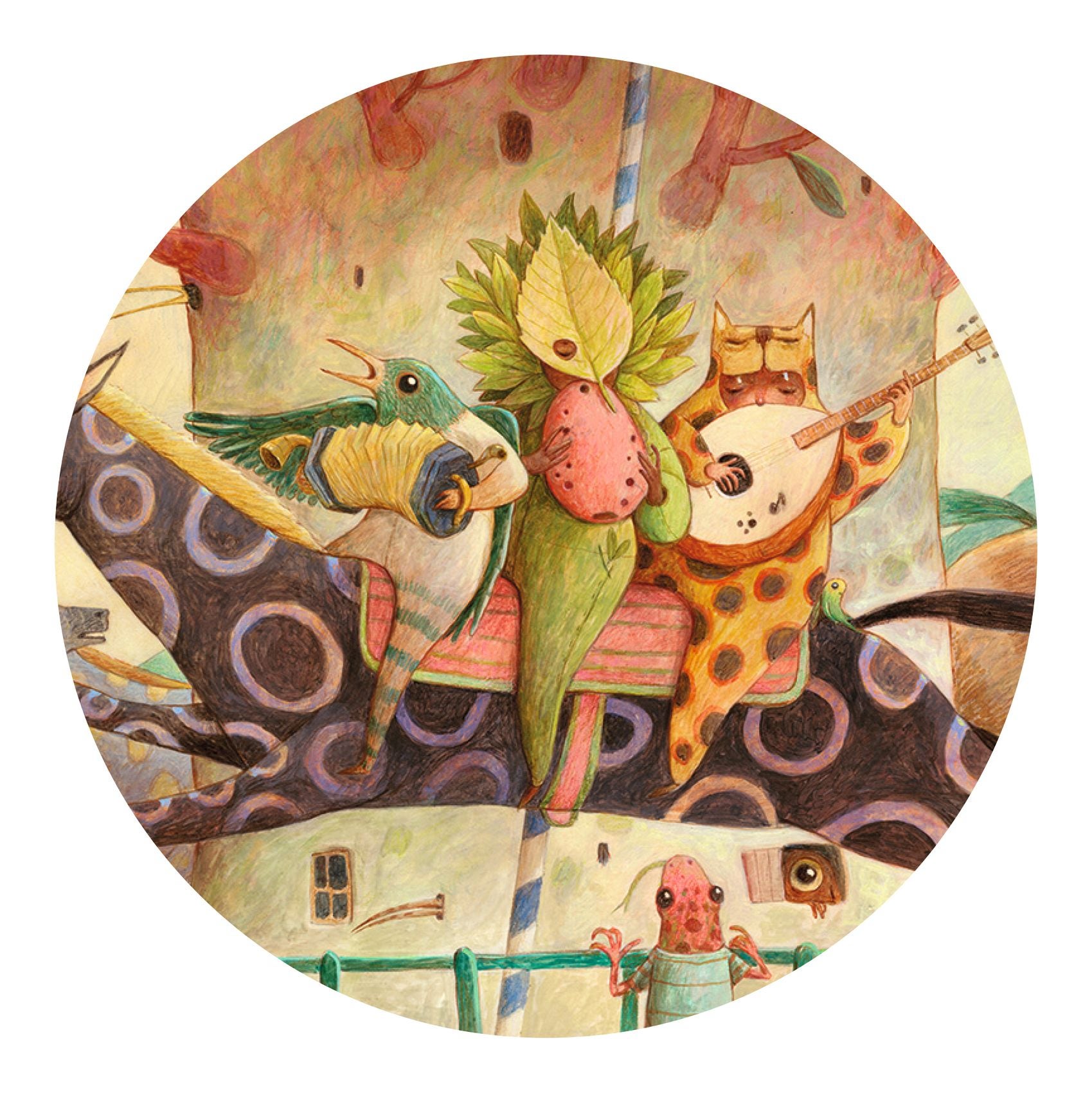 Puzzle gallery Wonderful Ride 100 pcs Djeco