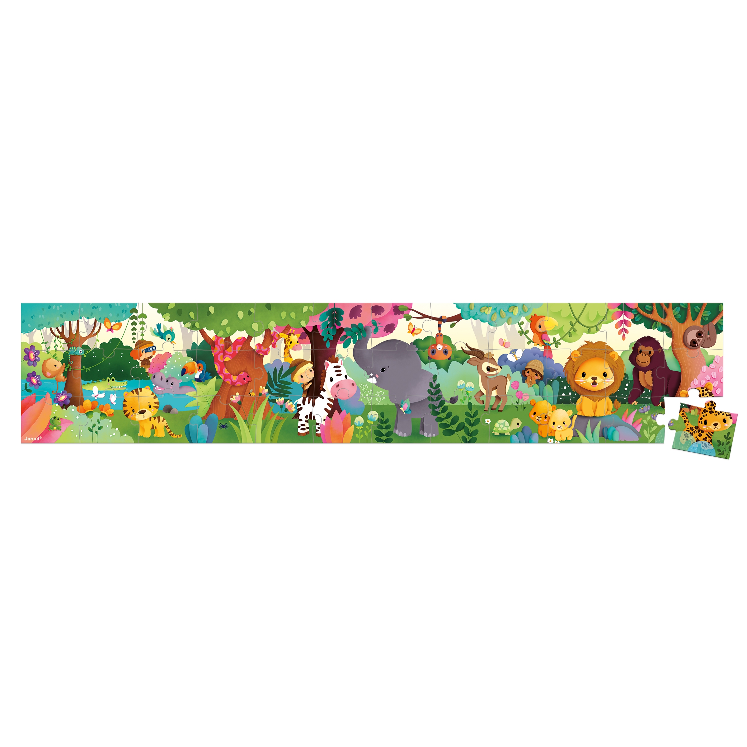 Puzzle les Animaux sauvages 36 pcs Janod