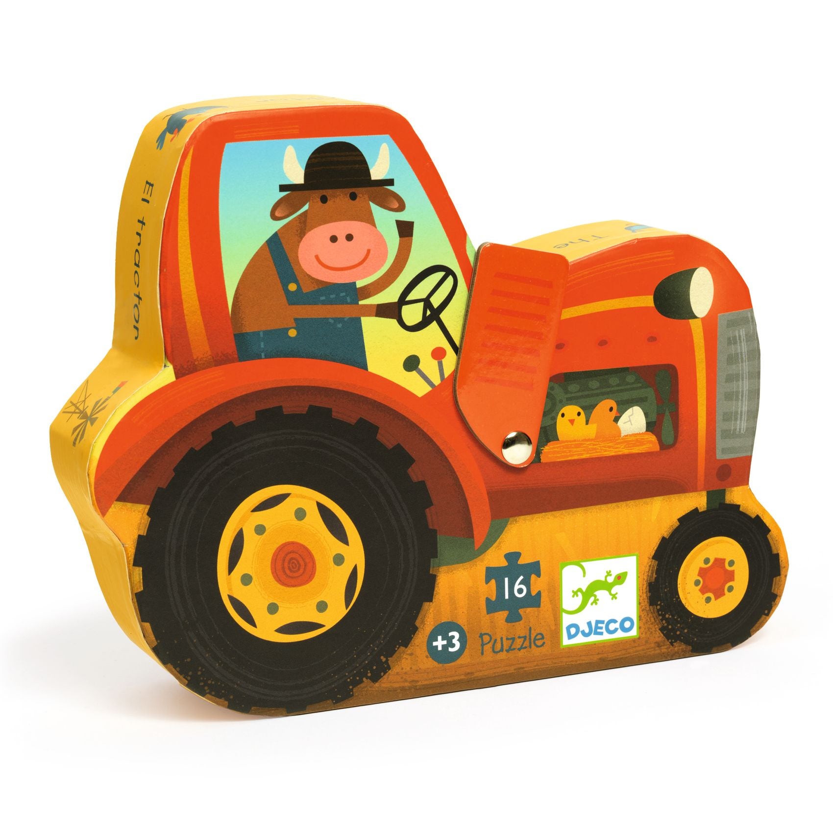 Puzzle silhouette Tracteur Djeco
