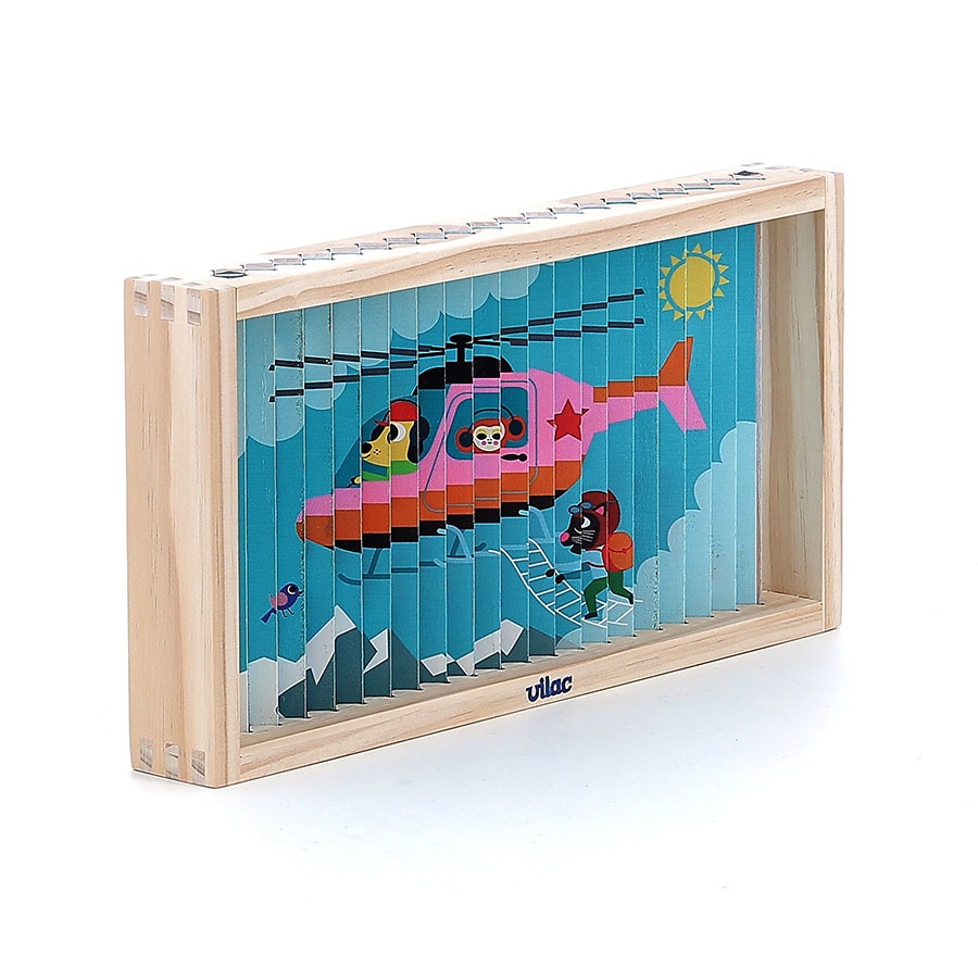 Puzzle trubble Les transports Vilac