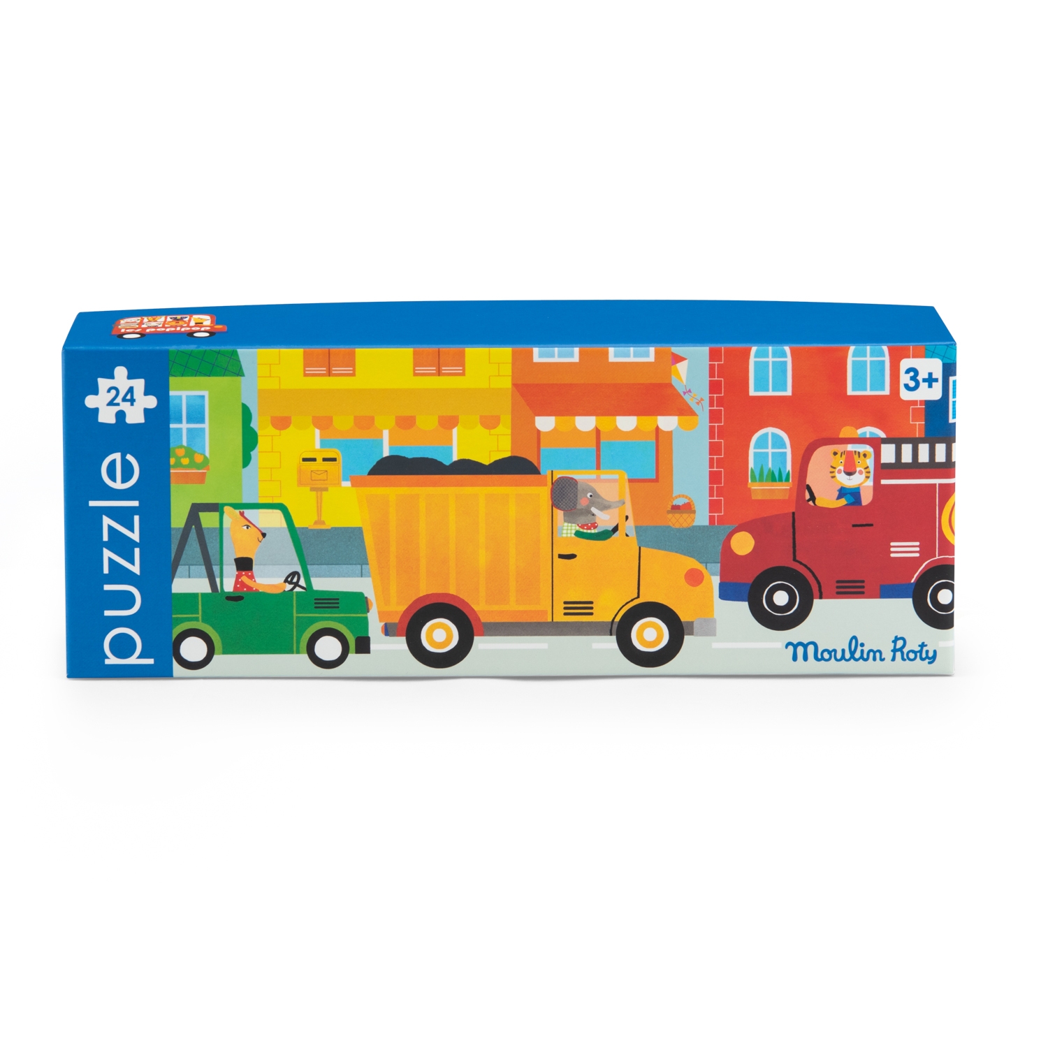 Puzzle vehicules 24 pcs Les Popipop Moulin Roty