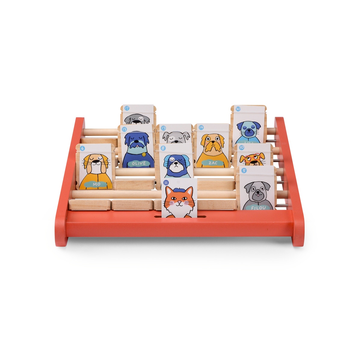 Qui estu en bois Les Loufoques Moulin Roty