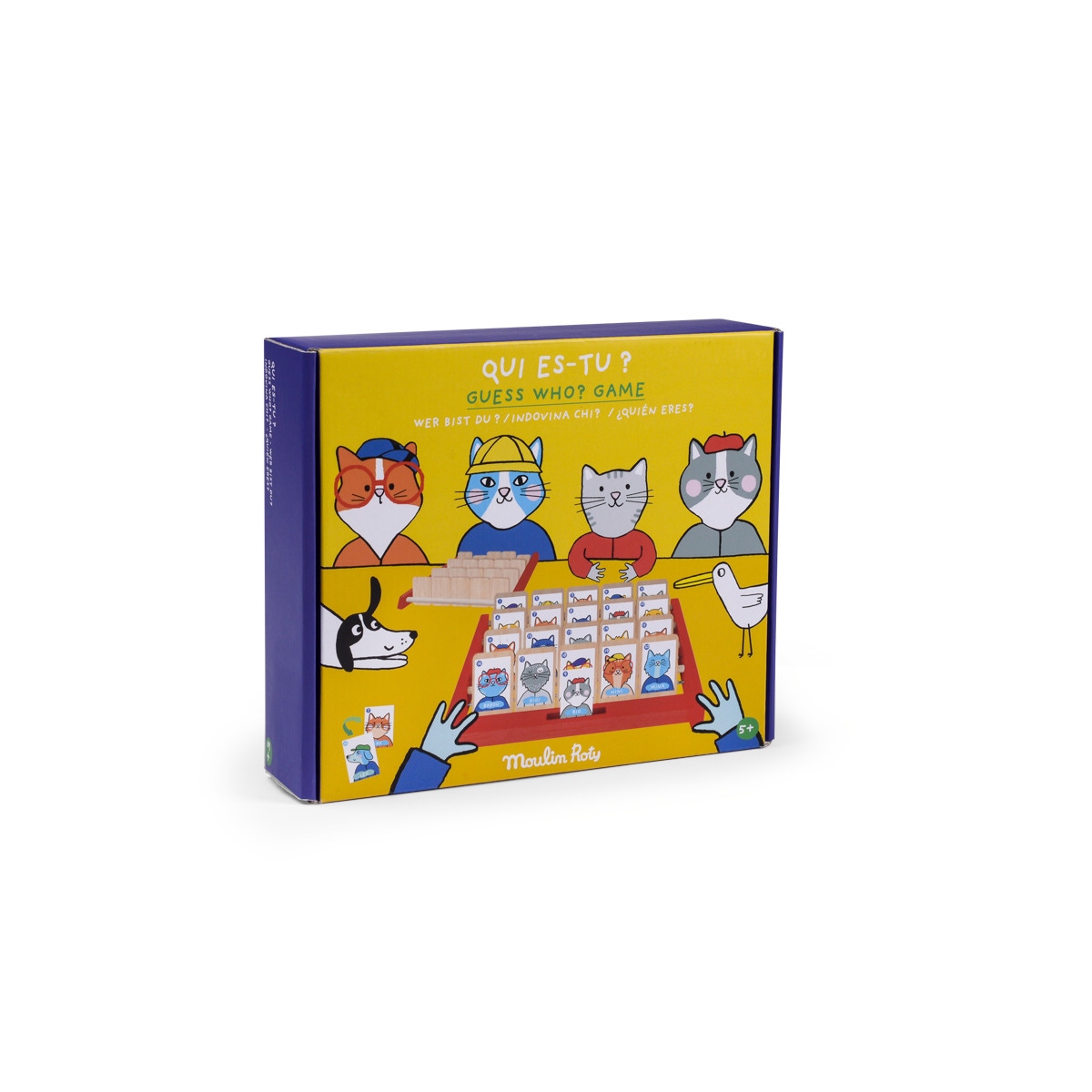 Qui estu en bois Les Loufoques Moulin Roty