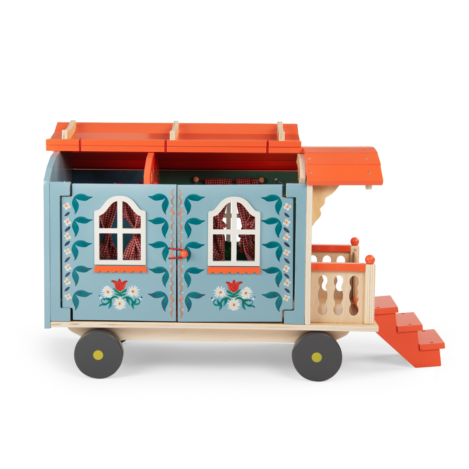 Roulotte en bois Les Minouchkas Moulin Roty