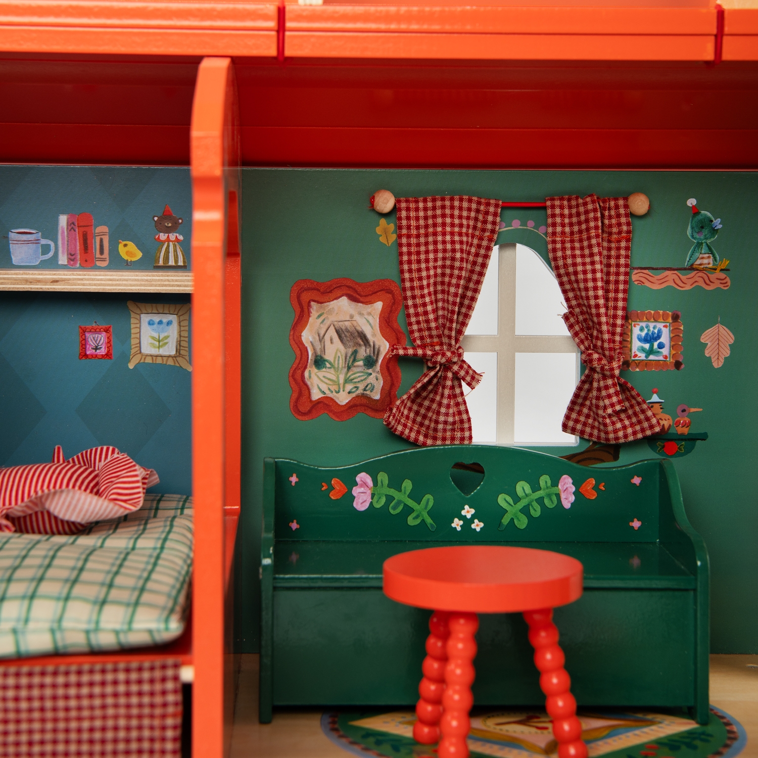 Roulotte en bois Les Minouchkas Moulin Roty