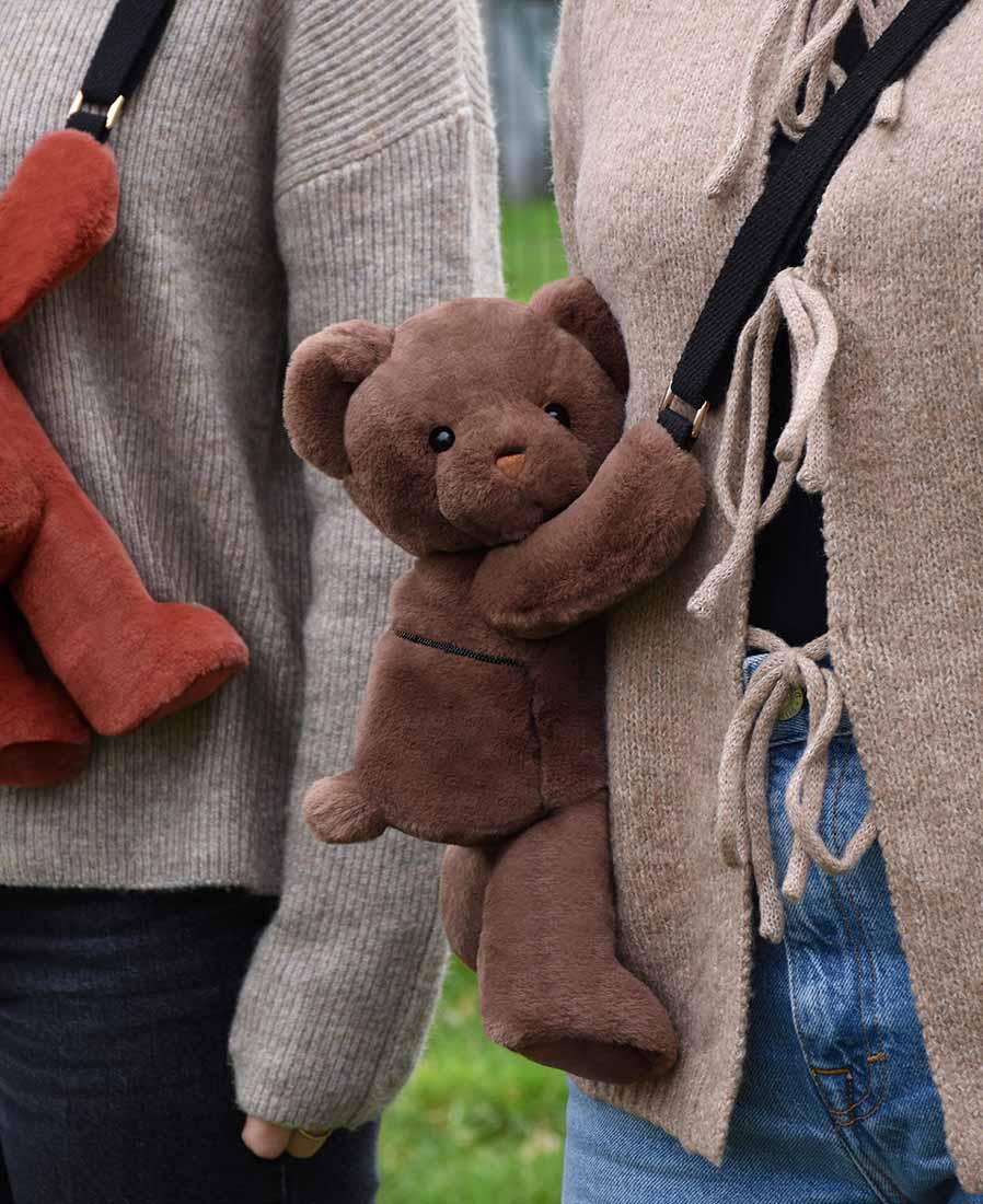 Sac nounours marron glace Doudou et compagnie 