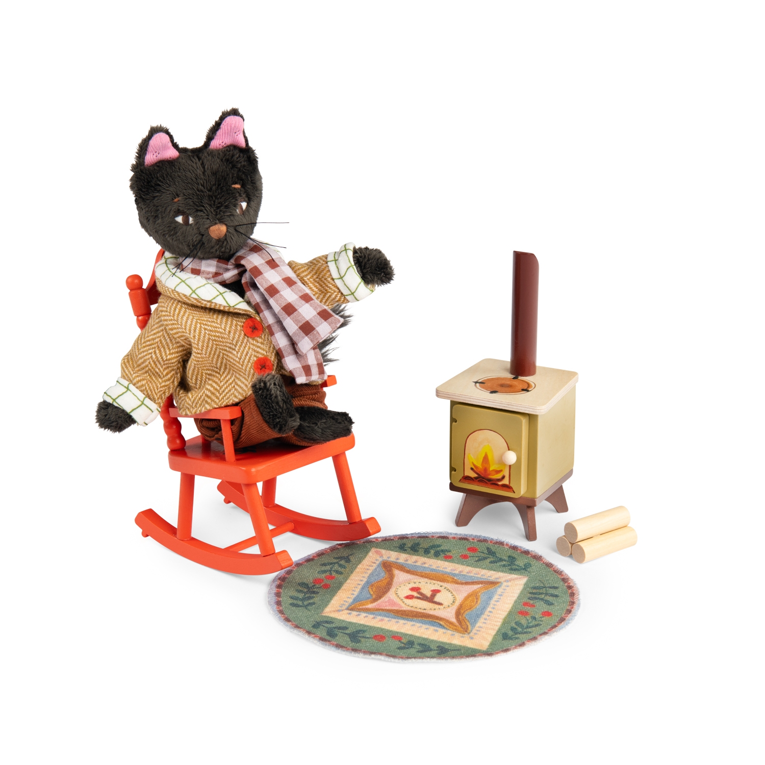 Set cocooning au salon Les Minouchkas Moulin Roty