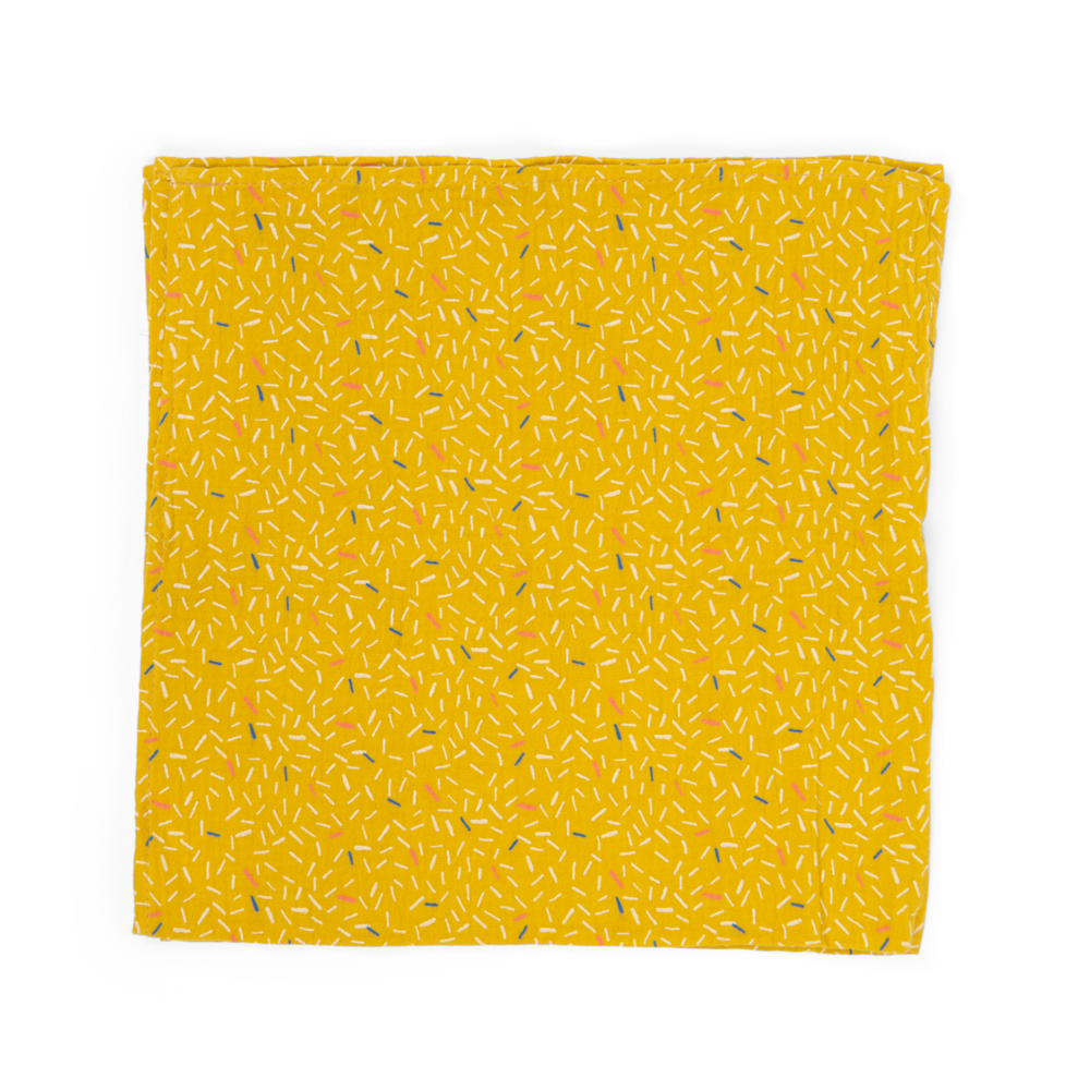 Set de 3 langes imprimes Puce  Pilou Moulin Roty