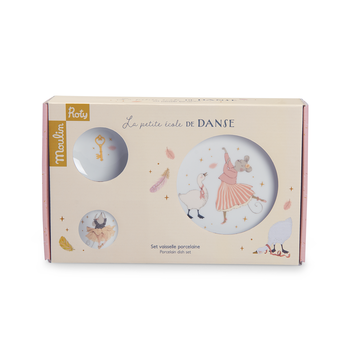 Set de vaisselle en porcelaine La petite ecole de danse