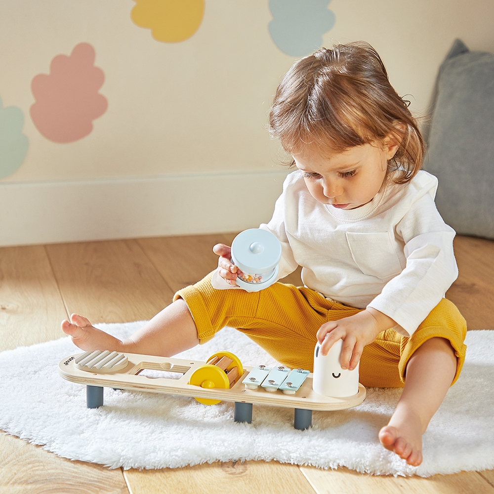 Stand d'eveil sonore Chenille Sweet Cocoon Janod