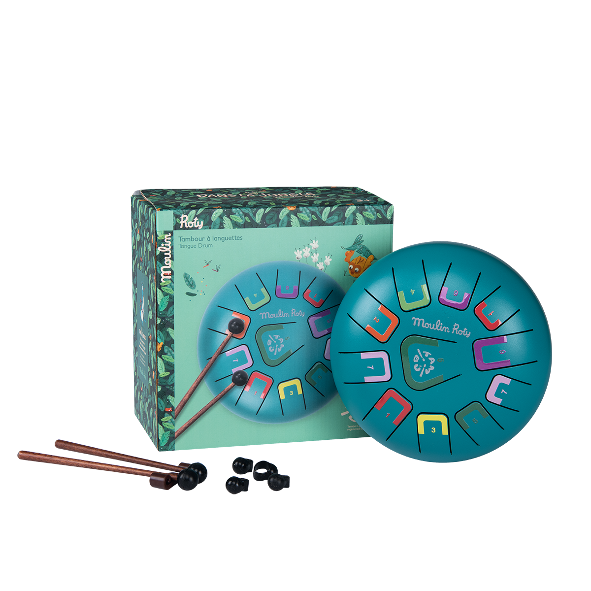 Tambour a languettes Dans la jungle