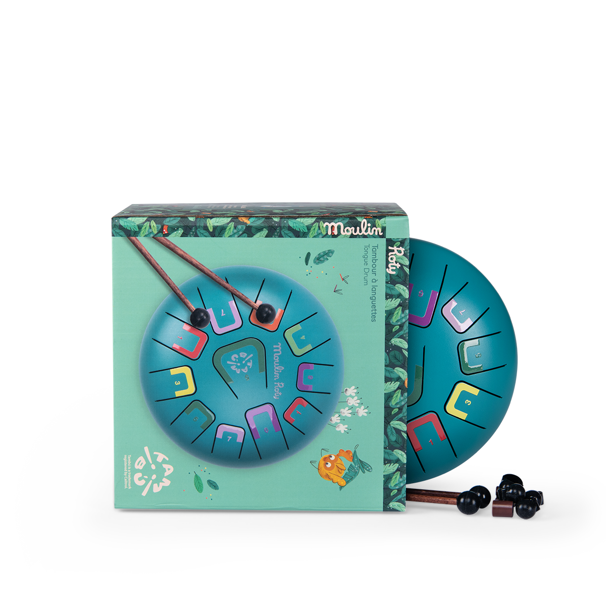 Tambour a languettes Dans la jungle