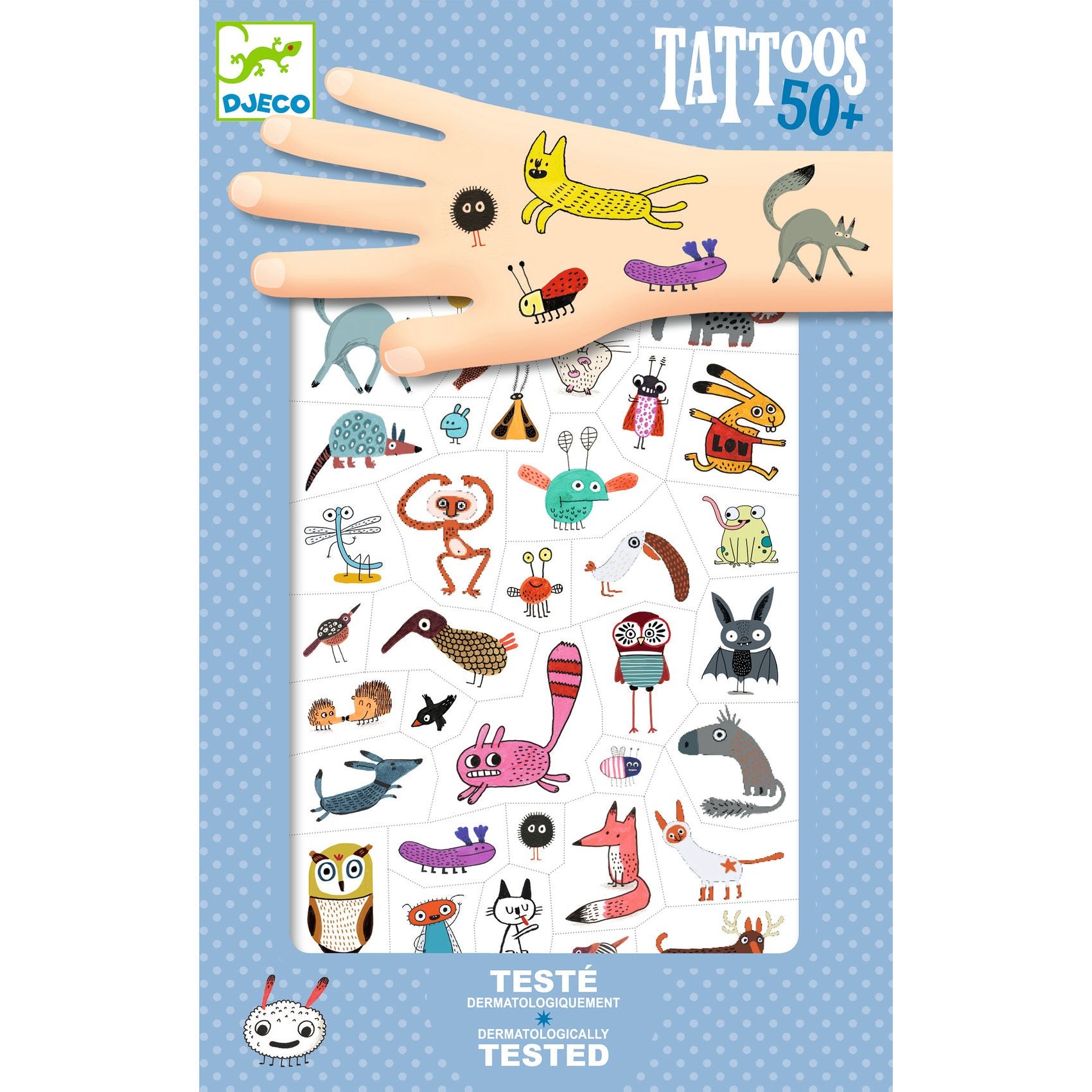Tatouages petites Bestioles Djeco