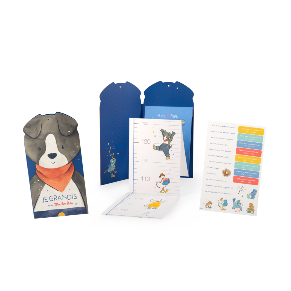 Toise carnet Puce  Pilou Moulin Roty