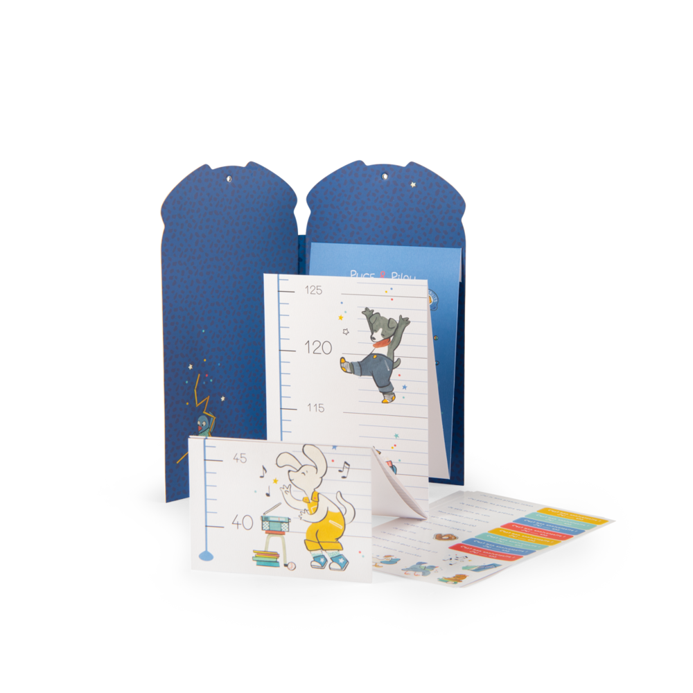 Toise carnet Puce  Pilou Moulin Roty