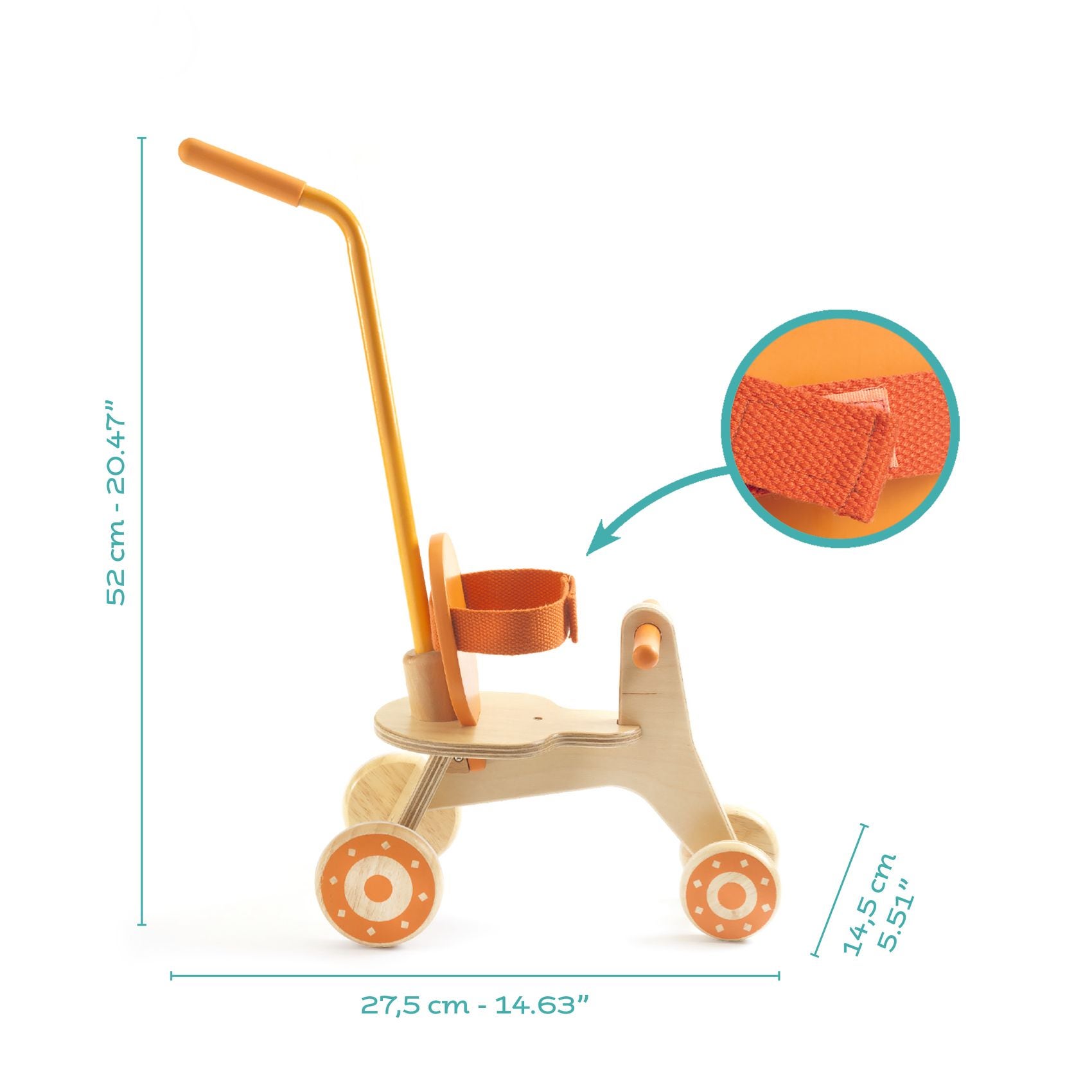 Tricycle pour poupee Pomea Djeco