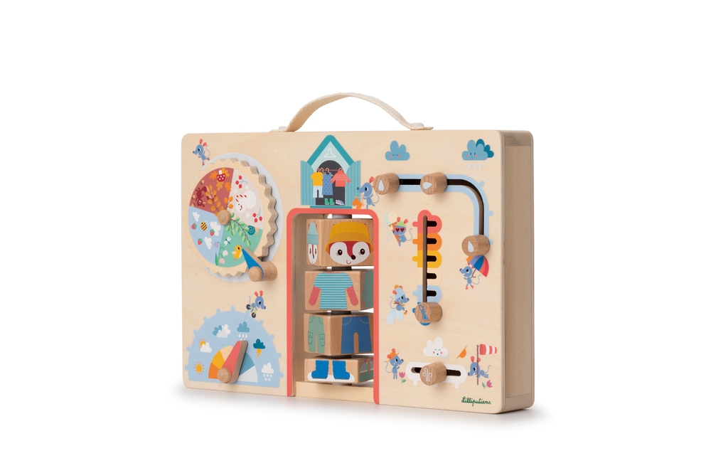 Valisette je m'habille selon la meteo Alice Lilliputiens