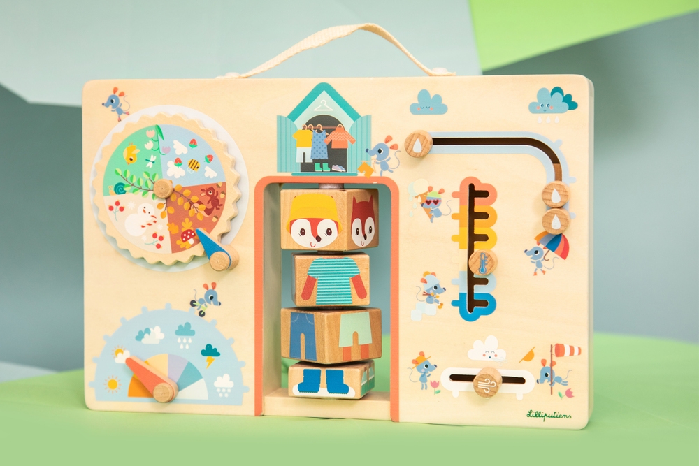 Valisette je m'habille selon la meteo Alice Lilliputiens