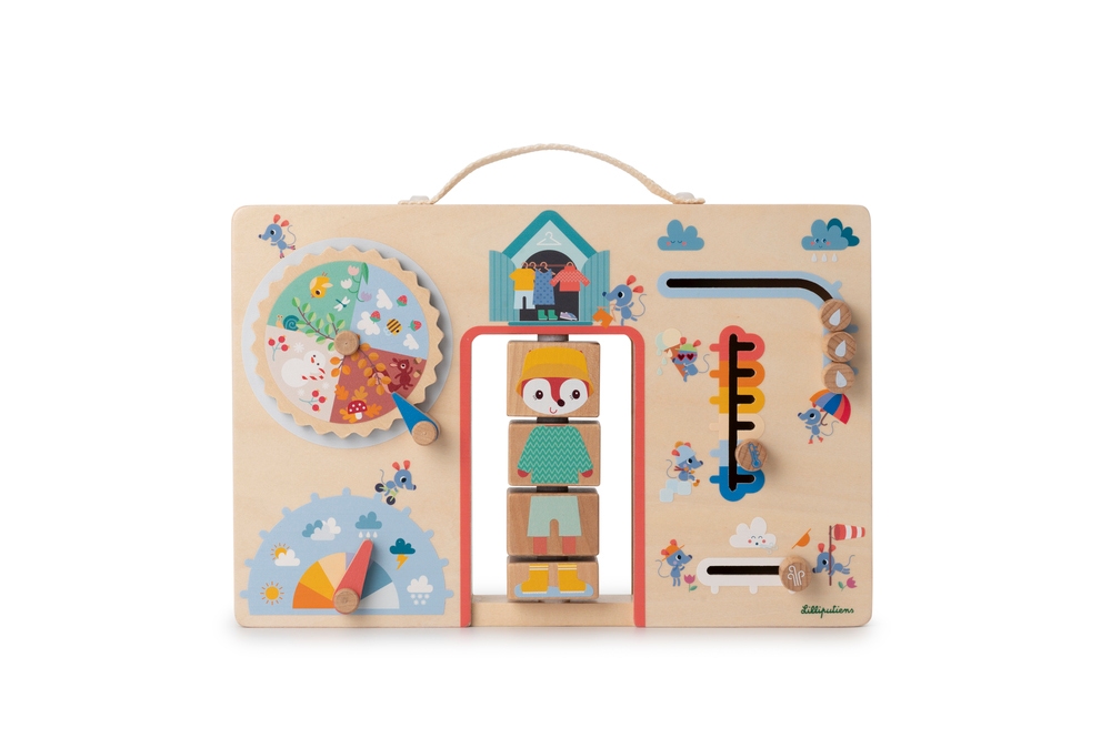 Valisette je m'habille selon la meteo Alice Lilliputiens