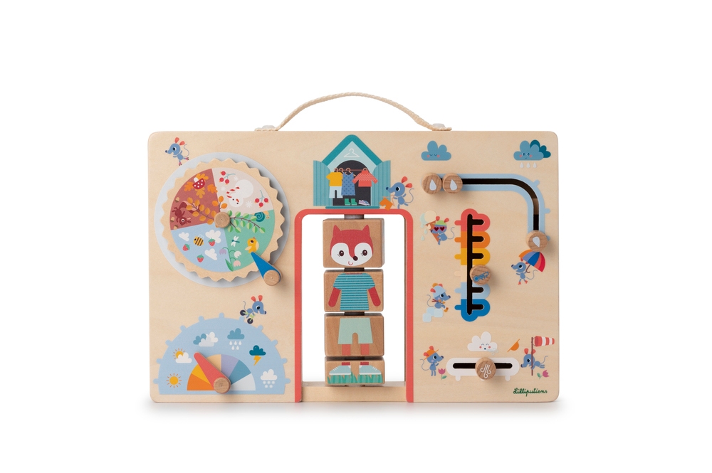 Valisette je m'habille selon la meteo Alice Lilliputiens