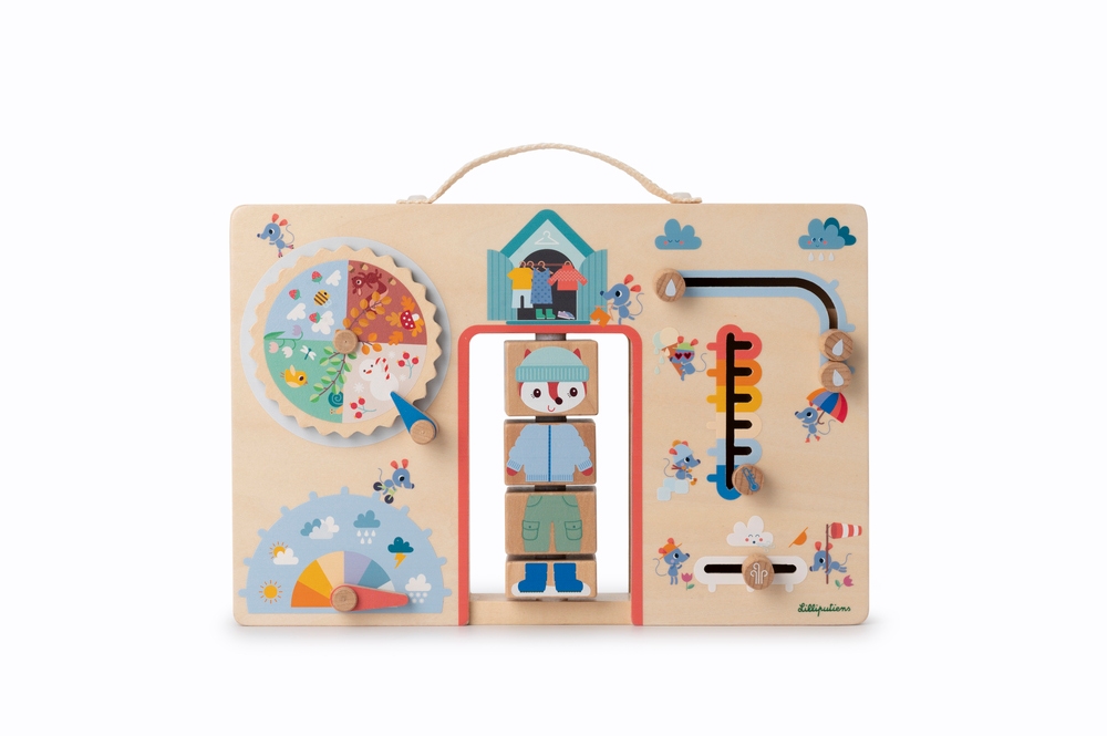 Valisette je m'habille selon la meteo Alice Lilliputiens