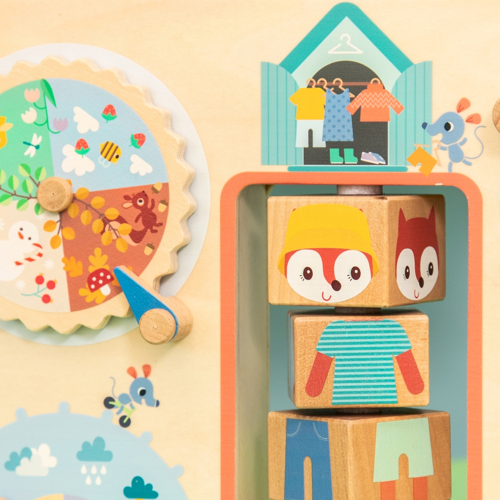 Valisette je m'habille selon la meteo Alice Lilliputiens