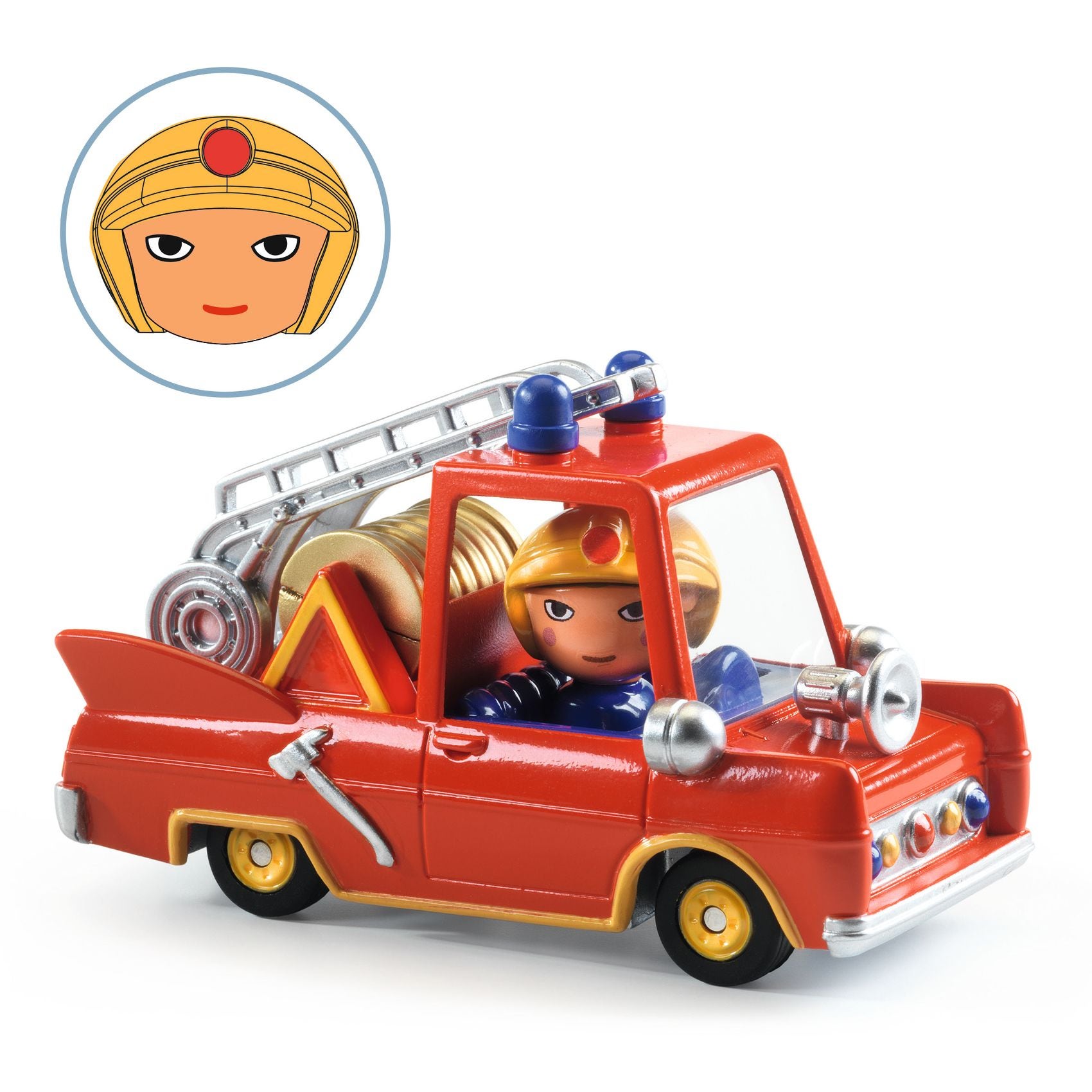 Voiture Crazy motors Little fire truck Djeco