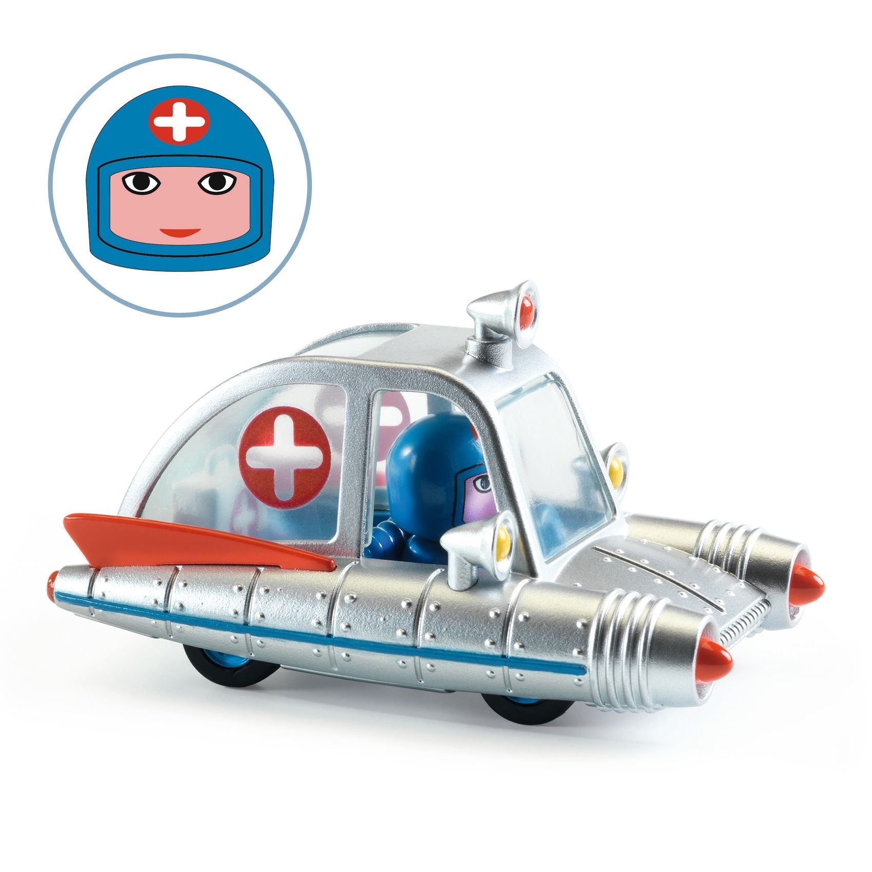 Voiture Crazy motors Space ambulance Djeco