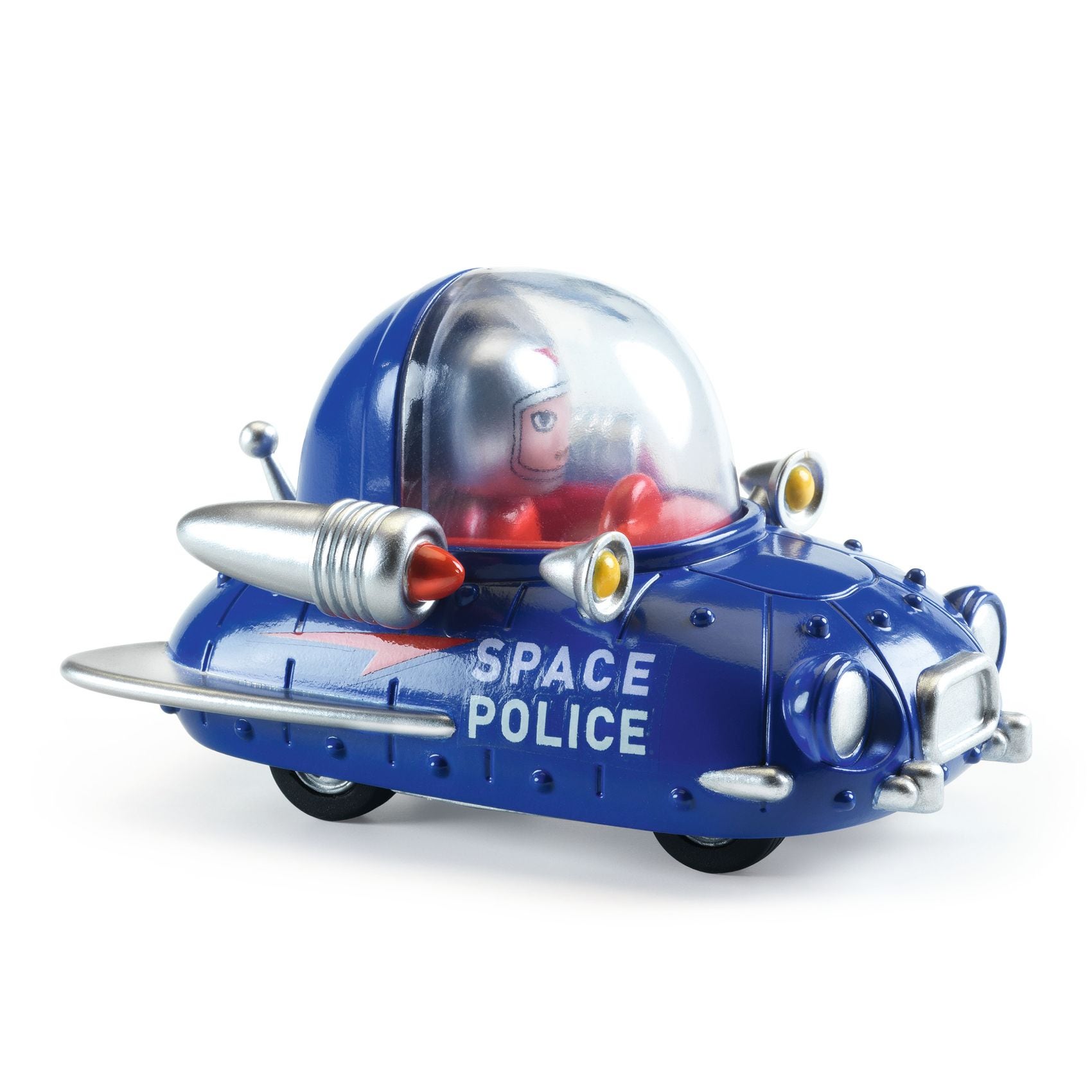 Voiture Crazy motors Space police Djeco
