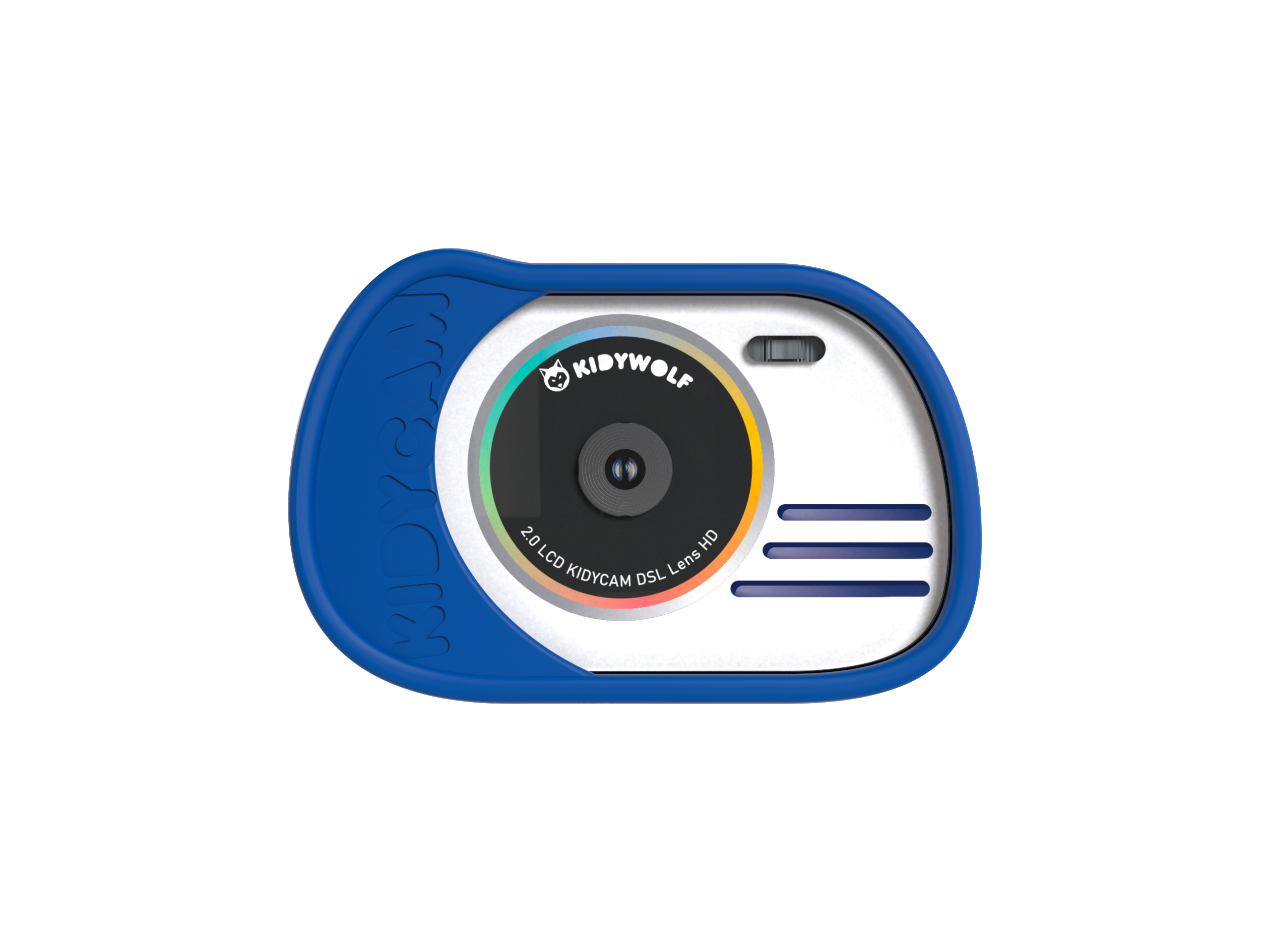 Appareil photo et video enfant waterproof bleu Kidywolf