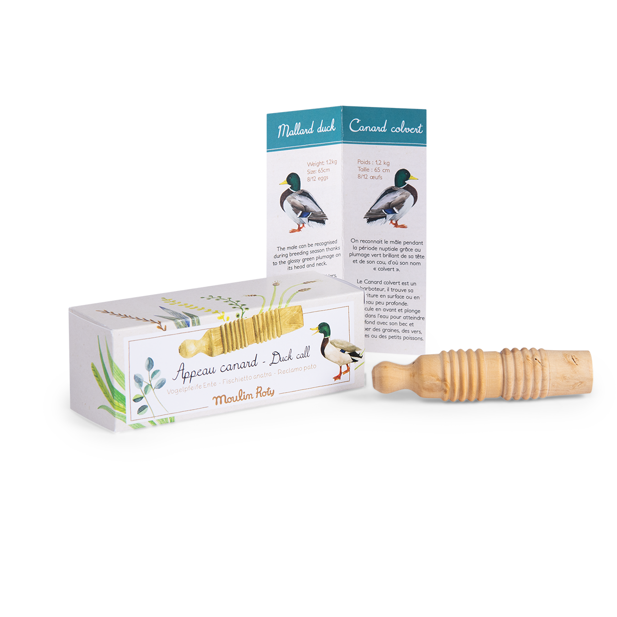 Appeau en bois canard Le Jardin du Moulin