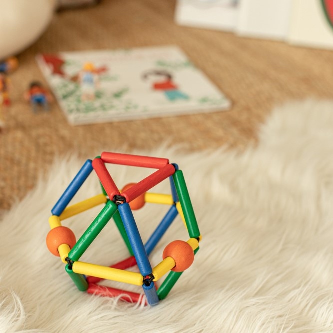 Hochet multicolore Grabber Bass & Bass