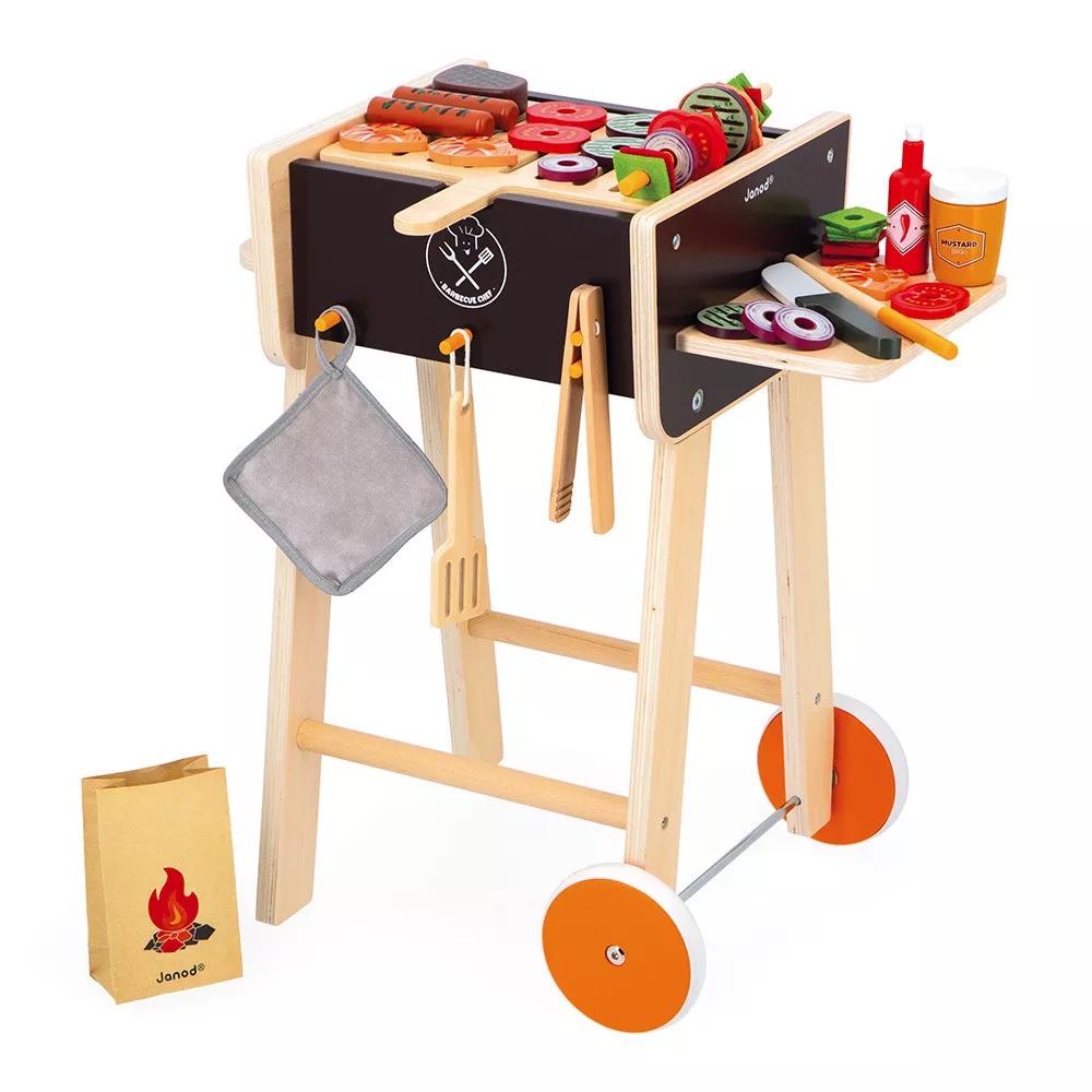 Barbecue en bois & ses accessoires Janod