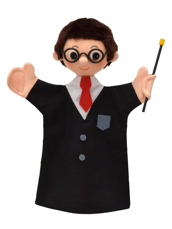 bass et bass marionnette apprenti magicien