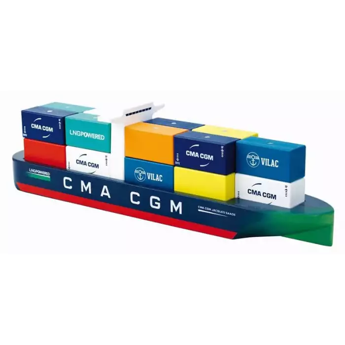 Bâteau porte conteneurs Jacques Saade Vilac