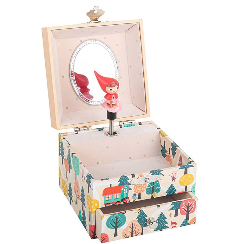 Boîte à musique Cube Petit Chaperon Rouge Trousselier