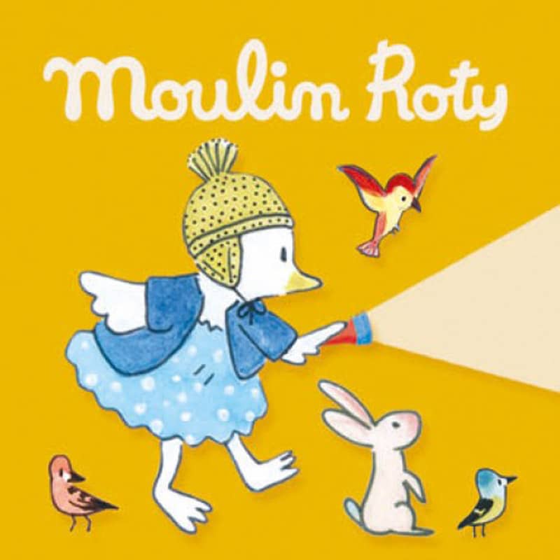 Boite de 3 disques pour lampe a histoires La Grande Famille Moulin Roty